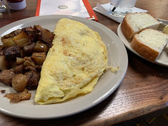 Matt's Big Breakfast signature dishes The Five Spot PlatterHog & ChickCheese Omelet